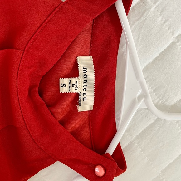 Orange halter neck top monteau - Picture 8 of 9